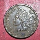 1880 US Indian Head Cent! XF! SHARP! Old US Coin!