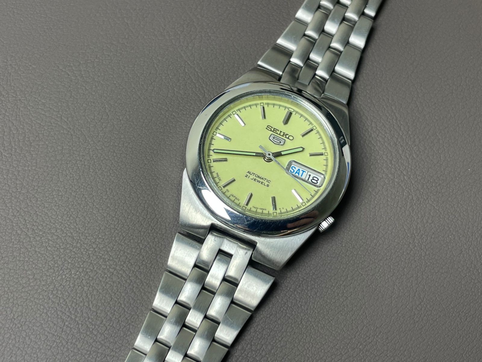 Seiko 5 Automatic 7S26-0480 Lume Dial 35mm Men's Watch
