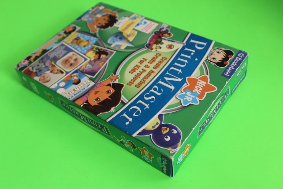 Broderbund Print Master Nick Jr. Edition Printmaster Graphic Design Software NEW - Image 4 of 4