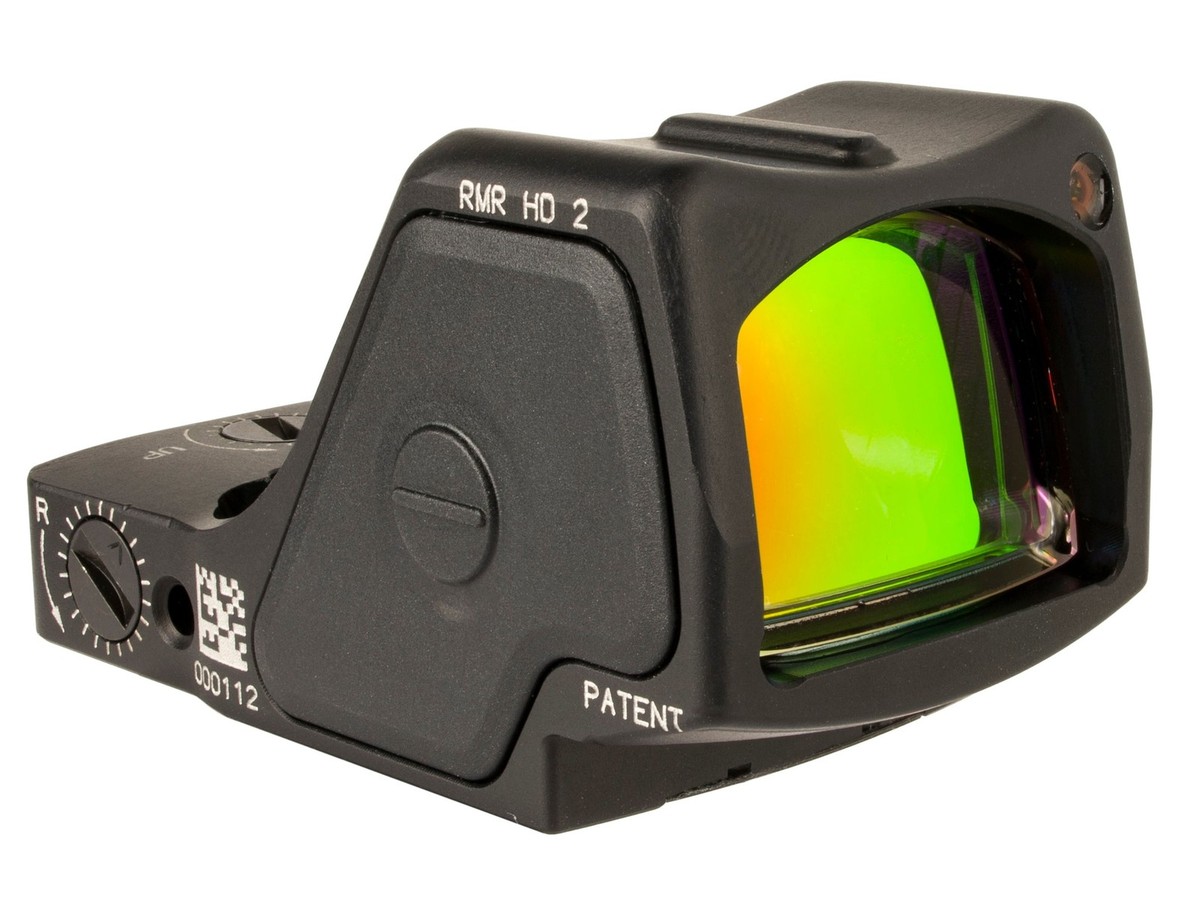 Trijicon RMR HD 1x Reflex Red Dot Sights, 55 MOA Adjustable LED