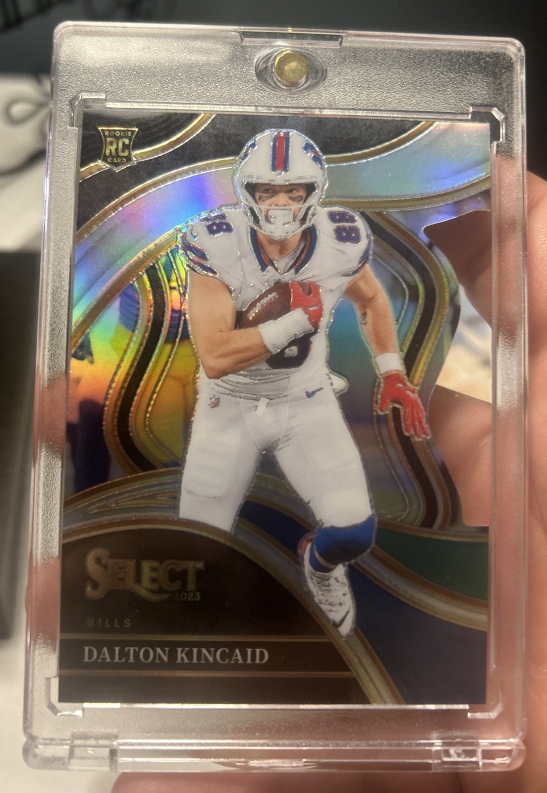 2023 Panini Select - Club Level Dalton Kincaid #281 Black & Green Prizm Die-Cut