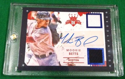 Mookie Betts Autographed Jersey Card 13/49 | eBay