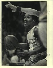 1986 Press Photo Louisiana State University basketball player Ethan Martin #21