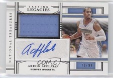 2020-21 Panini National Treasures Lasting Legacies 70/99 Arron Afflalo Auto pe8