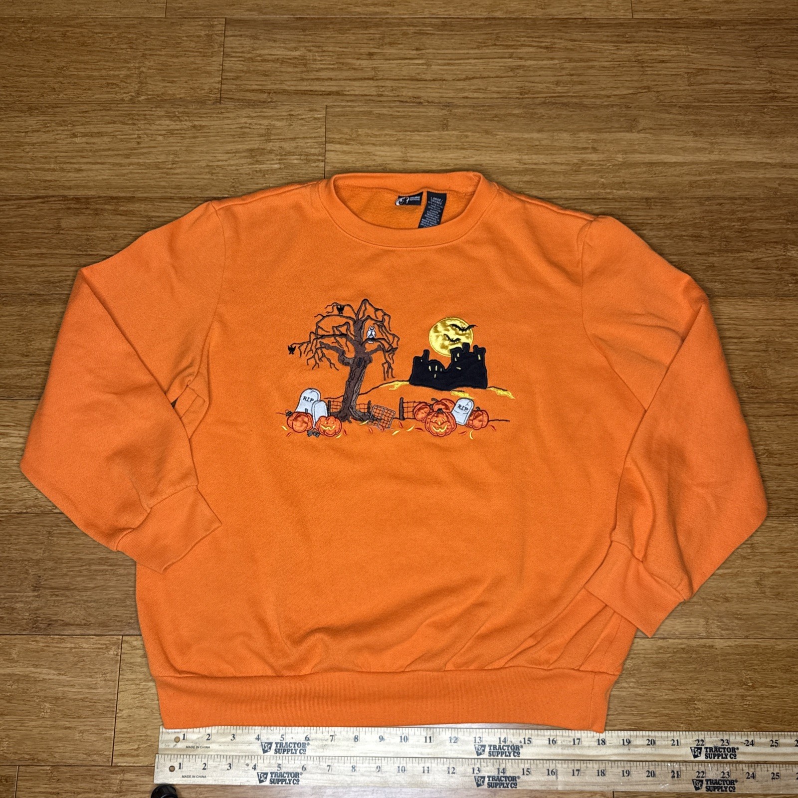 Vintage Holiday Editions Sweatshirt Halloween Womens Size Large