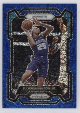 2023-24 Panini Prizm Blue Sparkle Prizm 49/144 PJ Washington Jr #117 17zx