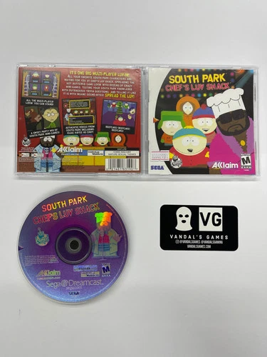 Dreamcast - South Park Chef's Luv Shack Sega Dreamcast Complete #2931