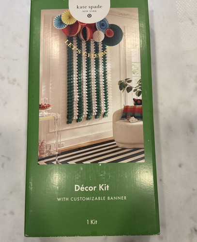 Kate Spade Multicolor Honeycomb - Streamer - Customizable Banner Party Decor Kit