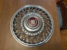 1-only 1985 Cadillac Wire Hubcap 2047-a- Fwd- 14
