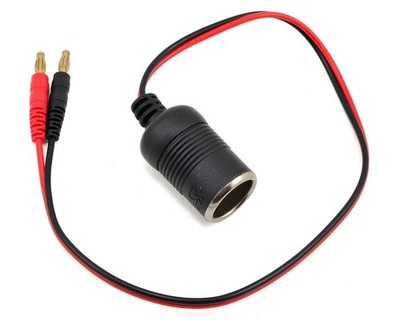 Traxxas Adapterkabel Zigarettenanzünder 4mm Stecker 12 Volt TRX2980