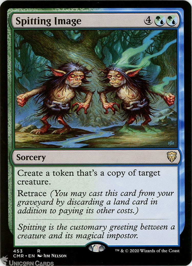 Spitting Image Rare MTG Card :: :: Commander Legends Decks :: ::