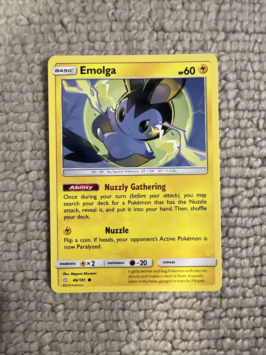 Emolga (46/181) - SM Team Up Lightly Played Reverse Holofoil