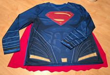 Batman v Superman Superman Costume Top w/ Cape, Adult Men XL 2016 Rubie's