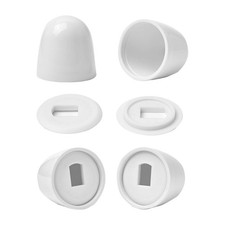 Universal Toilet Bolt Caps Snap In Design No Cut Needed For Exposed Floor Bolts
