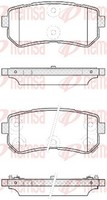 Bremsbelagsatz Scheibenbremse Remsa 1209.42 FüR Kia Hyundai Jc Lm Ix20 Ix35 El 3