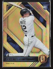 Evan White 2021 Panini Chronicles #5 Gold Standard Seattle Mariners
