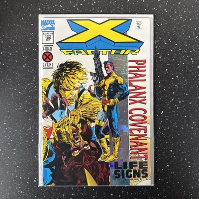 X-Factor #106 Vol. 1 Phalanx HoloFoil Direct (Marvel Comics Sep 1994) VF-NM