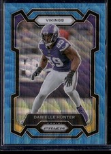 2023 Panini Prizm Danielle Hunter Blue Wave Prizm 172/199 #193 Minnesota Vikings