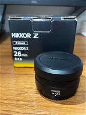 Nikon NIKKOR Z 26mm f2.8 Lens Excellent Condition with UV Filter and Accessories