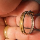 Two-Tone Gold & Silver Knot Band Ring Size 7, Metal, No Stone — photo 4