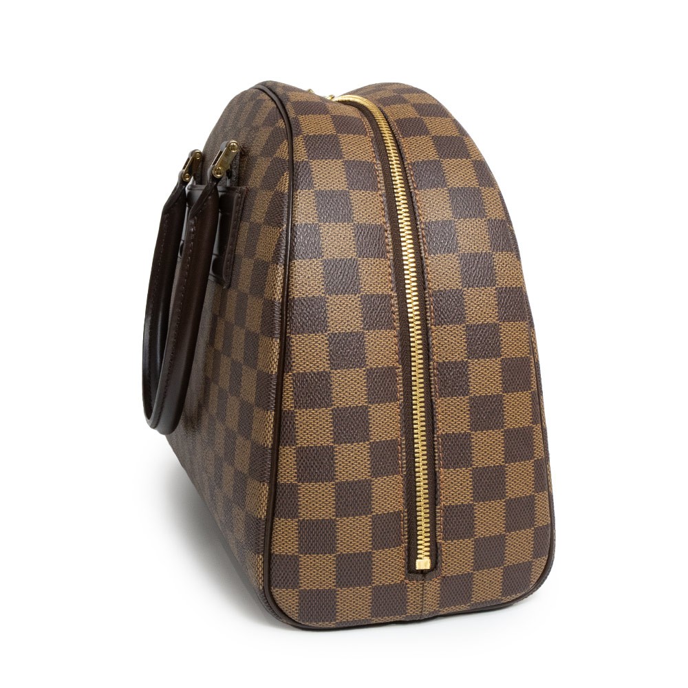 Louis Vuitton Nolita Damier Handbag Brown Gold N41455 Used image 5