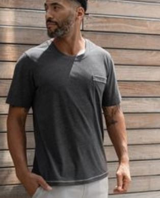 Мужская пижамная рубашка Lahgo с коротким рукавом, серая, XX-Large