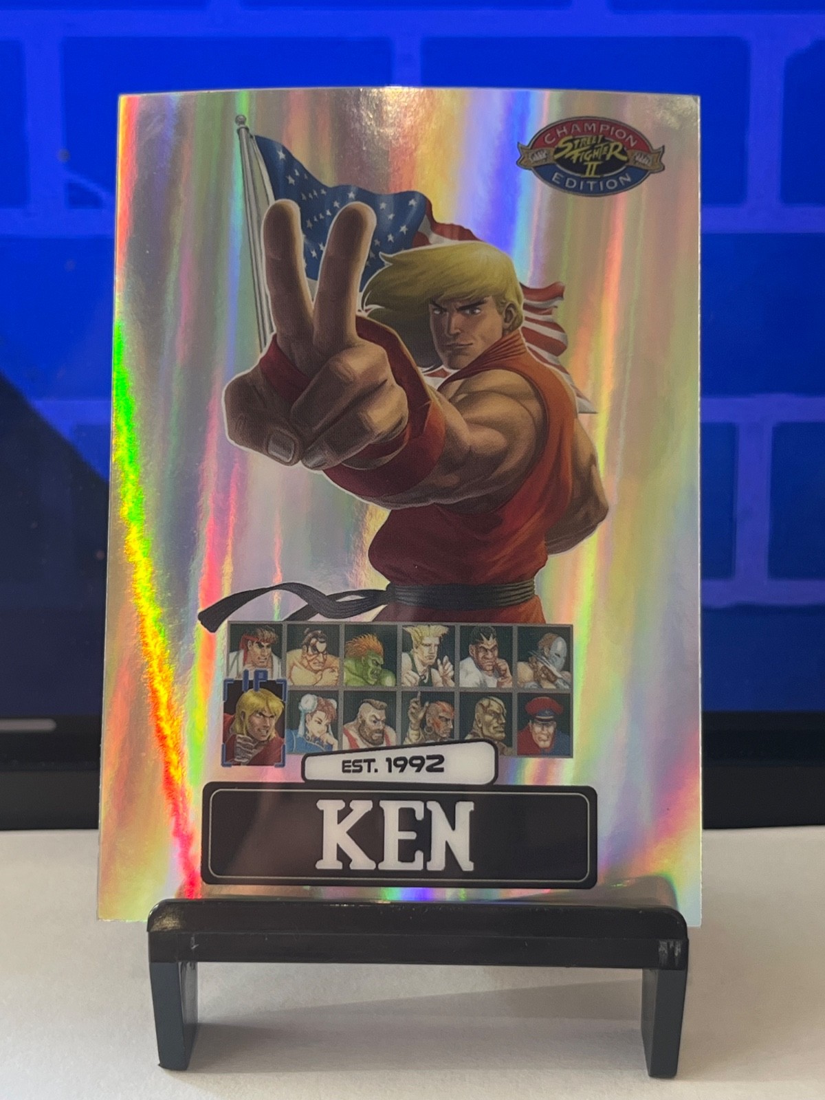 Ken Street Fighter 2 Champion Edition 2025 PSA Promo Matrix 56/199