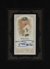 2012 Topps Allen & Ginter Mini Framed Auto #AGA-BP Brad Peacock