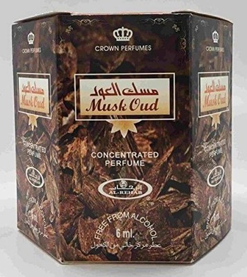 Musk Oud 6 ml (.2oz) Roll-on Perfume Oil by Al-Rehab-Unisex (Box of 6)