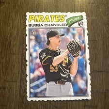 Bubba Chandler 2026 Topps Heritage RC Deckle Edge Pittsburgh Pirates