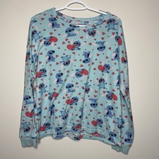 Disney Lilo And Stitch S 4-6 Long Sleeve Top And Shorts Pajama Set