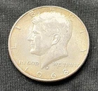 1968 Kennedy Half Dollar Silver Coin Denver Mint Circulated 50C