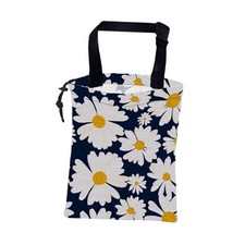 Car Trash Bag Hanging Drawstring Car Organizer and Storage Bag Chamomile Flower