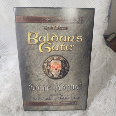 Baldur's Gate PC Game Manual + Volo s Guide (1998, Interplay, MFN) (USA)