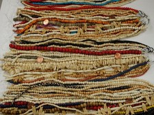 100 Strands 15" Assorted India Handmade Water Buffalo Bone Beads Bulk LA-9