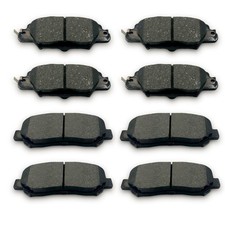 Front and Rear Ceramic Disc Brake Pads w/ Hardware For 2013 2014 2015 Mazda CX-5