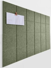DECORITA Cork Board 24 x36 Alternative Felt Wall Tiles w/ Safe Tabs - 6 Pack
