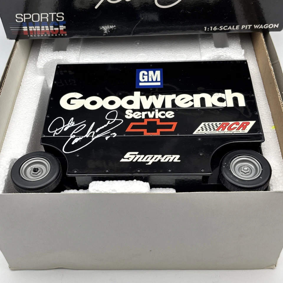 VTG ✅ Dale Earnhardt 1995 ACTION #3 GM Goodwrench Promo PIT WAGON BANK 1:16 LTD - Image 2 of 4