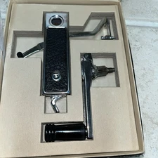 NOS GORGEOUS CHROME SWISS BOLEX WIND HANDLE REX-O-FADER for 16mm movie camera