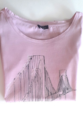 ESCADA, Damen- Shirt, Gr. S, Glitzersteinchen, rose