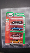 Auto World TARGET Exclusive Deluxe 4-Pack, Firebird, El Camino, Mustang Cougar