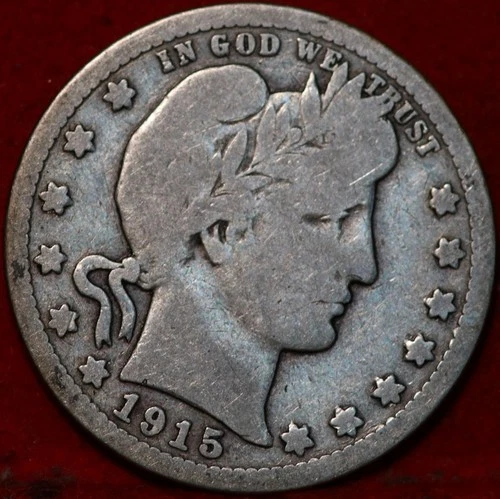 1915-D Barber Quarter — photo from the most recent tracked eBay sale