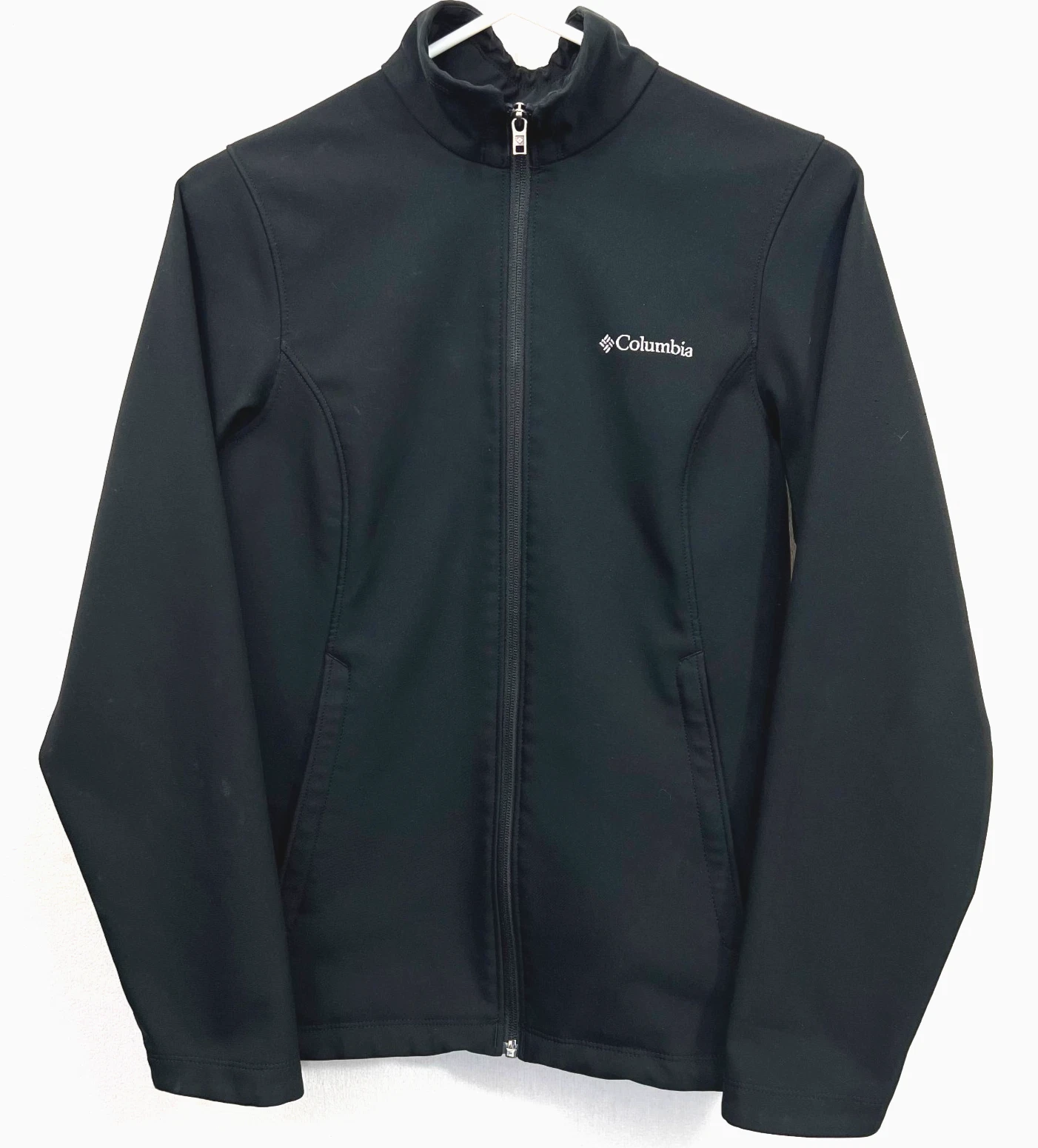 Columbia Lightweight Jacket Mens S Black Full Zip Outdoor Hiking Trail Workwear