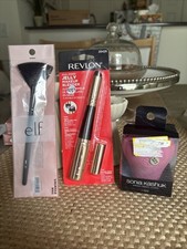 Elf Fan Brush, Revolon Jelly Makeup Blender A...