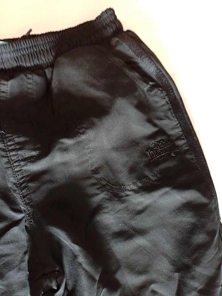 Boys Joggers Lonsdale Size 11_12 Pockets Black 16960 - Image 3 of 4