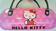 Pink " HELLO KITTY " EYE Glasses Hard Case Sunglasses - 6"L x 1"W x 2"H