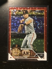 2023 Topps Series 2 Red Foil /199 Ford Proctor #472 Rookie RC Card PWE. rookie card picture