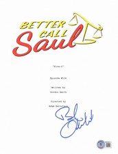 BOB ODENKIRK SIGNED AUTOGRAPH FULL BETTER CALL SAUL FULL SCRIPT BECKETT BAS COA