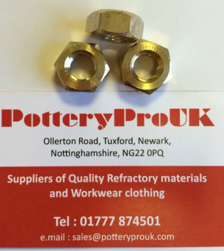 BRASS HEX FULL NUTS   DIN 934 M2 M3 M4 M5 M6 M8 M10 **FREE DELIVERY** - Picture 1 of 4