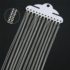 12pcs 2mm Rolo Chains Necklace Lobster Clasps Metal Copper Link Chain Jewelry